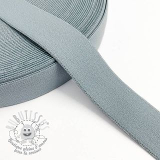 Élastique lisse 3 cm cloud blue