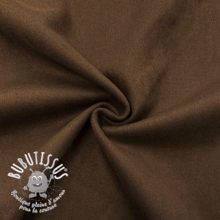 Suede stretch dark brown