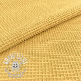 Tissu nid d’abeille soft yellow