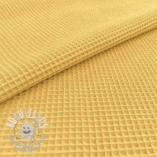 Tissu nid d’abeille soft yellow
