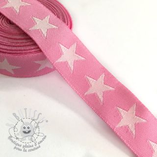 Ruban Stars pink/light pink