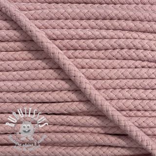 Cordon coton 8 mm old pink