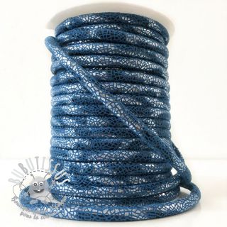 Cordon en suede Glitter blue