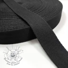 Popruh bavlna 4 cm black