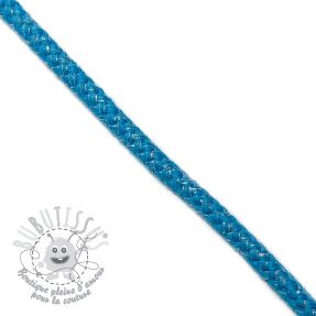 Cordon lurex 10 mm aqua