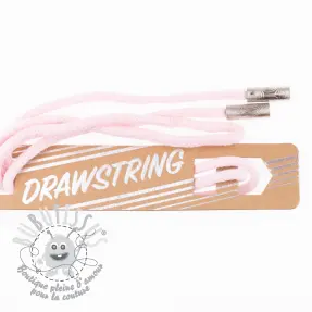 Cordon a capuche avec embouts 115 cm HEAD2 light pink