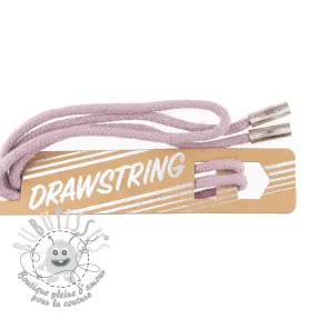 Cordon a capuche avec embouts 115 cm HEAD2 lilac