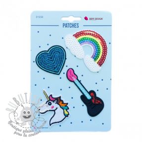 Sticker BIPP Rainbow Guitar