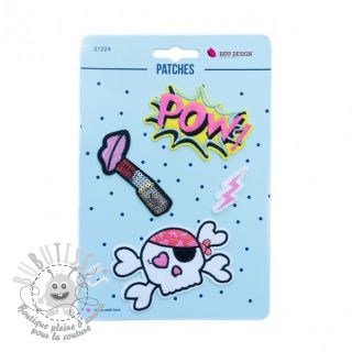 Sticker BIPP Pow Skull