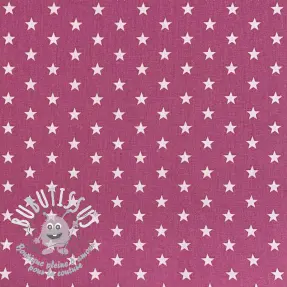 Tissu coton Petit stars mauve