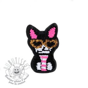 Applique sequin reversible SMALL Kitty