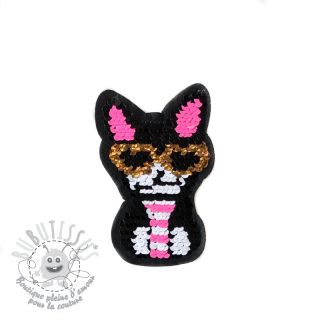 Applique sequin reversible SMALL Kitty