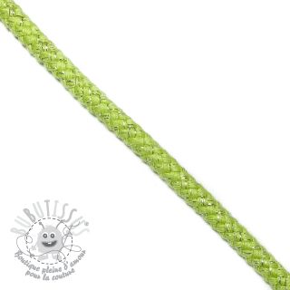 Cordon lurex 10 mm lime