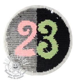 Applique sequin reversible Circle 23