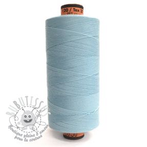 Fil a coudre polyester Amann Belfil-S 120 bleu pâle
