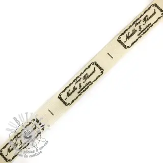 Ruban coton Label Needle and thread