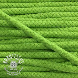 Cordon coton 8 mm dark lime