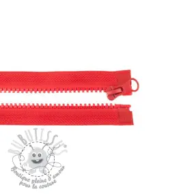 Fermeture éclair séparable 75 cm red