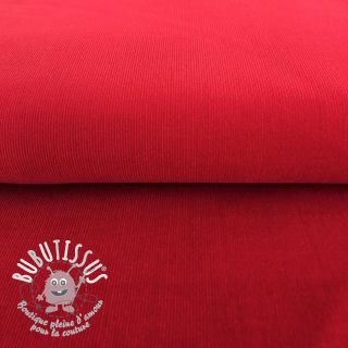 Tissu velours cotelé fin red