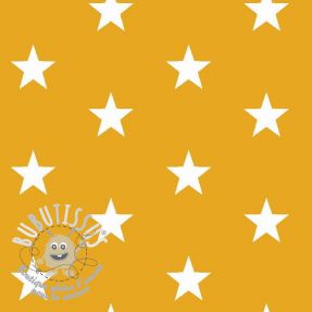 Tissu coton Stars yellow