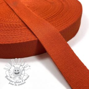 Popruh bavlna 4 cm orange