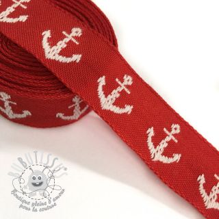 Ruban Anchor red/white