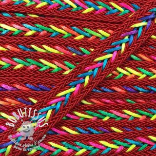 Cordon coton macramé NEON red