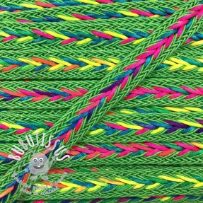 Cordon coton macramé NEON lime