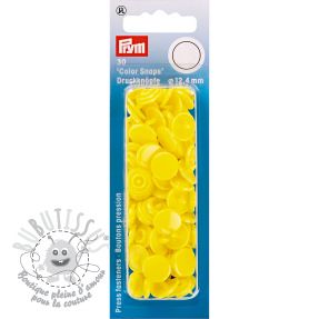 Boutons pressions PRYM light yellow