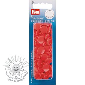 Boutons pressions PRYM light red