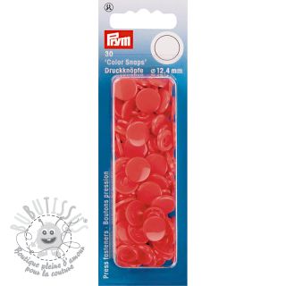 Boutons pressions PRYM light red