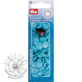 Boutons pressions PRYM Flower turquoise
