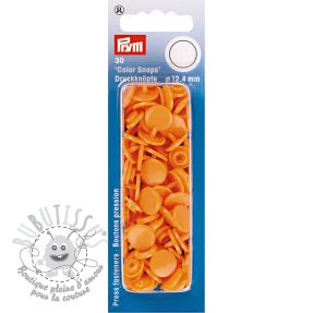 Boutons pressions PRYM orange