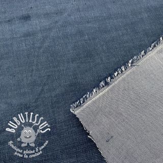 Tissu velours cotelé fin JEANS imitation jeans