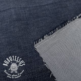 Tissu velours cotelé fin JEANS imitation indigo