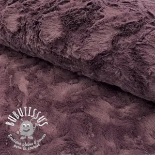 Fourrure aubergine