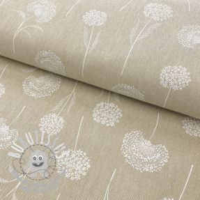 Tissu déco Linenlook Elegant dandelion natural