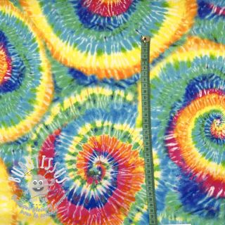 Tissu déco premium Luxe rainbow swirl digital print
