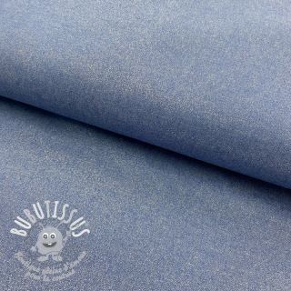 Tissu coton JEANS FOIL light blue