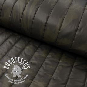 Tissu matelassé Camouflage army green