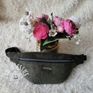 Tissu velours cotelé hunter