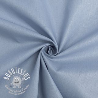 Tissu Popeline de coton blue shadow ORGANIC