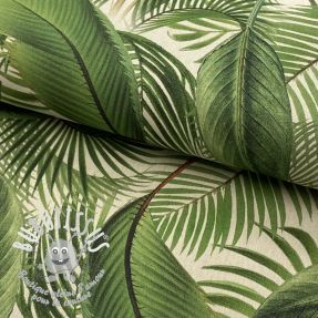 Tissu déco Linenlook Palm leaf junglee digital print
