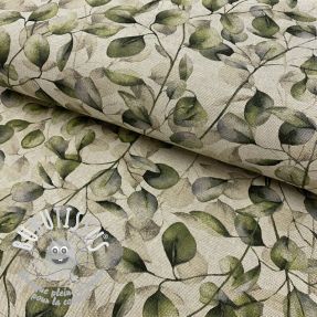 Tissu déco Linenlook Poplar leaves