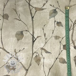 Tissu déco Leaf branch serene digital print