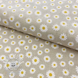 Tissu déco Linenlook Daisy sweet garden