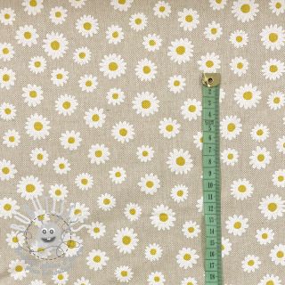 Tissu déco Linenlook Daisy sweet garden