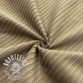 Tissu velours cotelé STRIPE beige