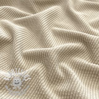 Tissu velours cotelé BUBBLE sand