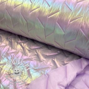 Tissu matelassé Stepped foil light lilac